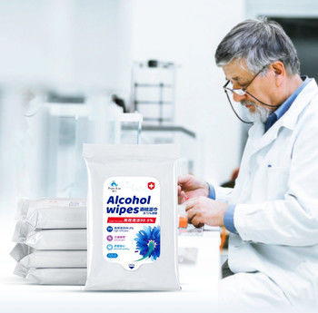 10 sztuk 75% nawilżane chusteczki na bazie alkoholu sterylnego środka do dezynfekcji rąk